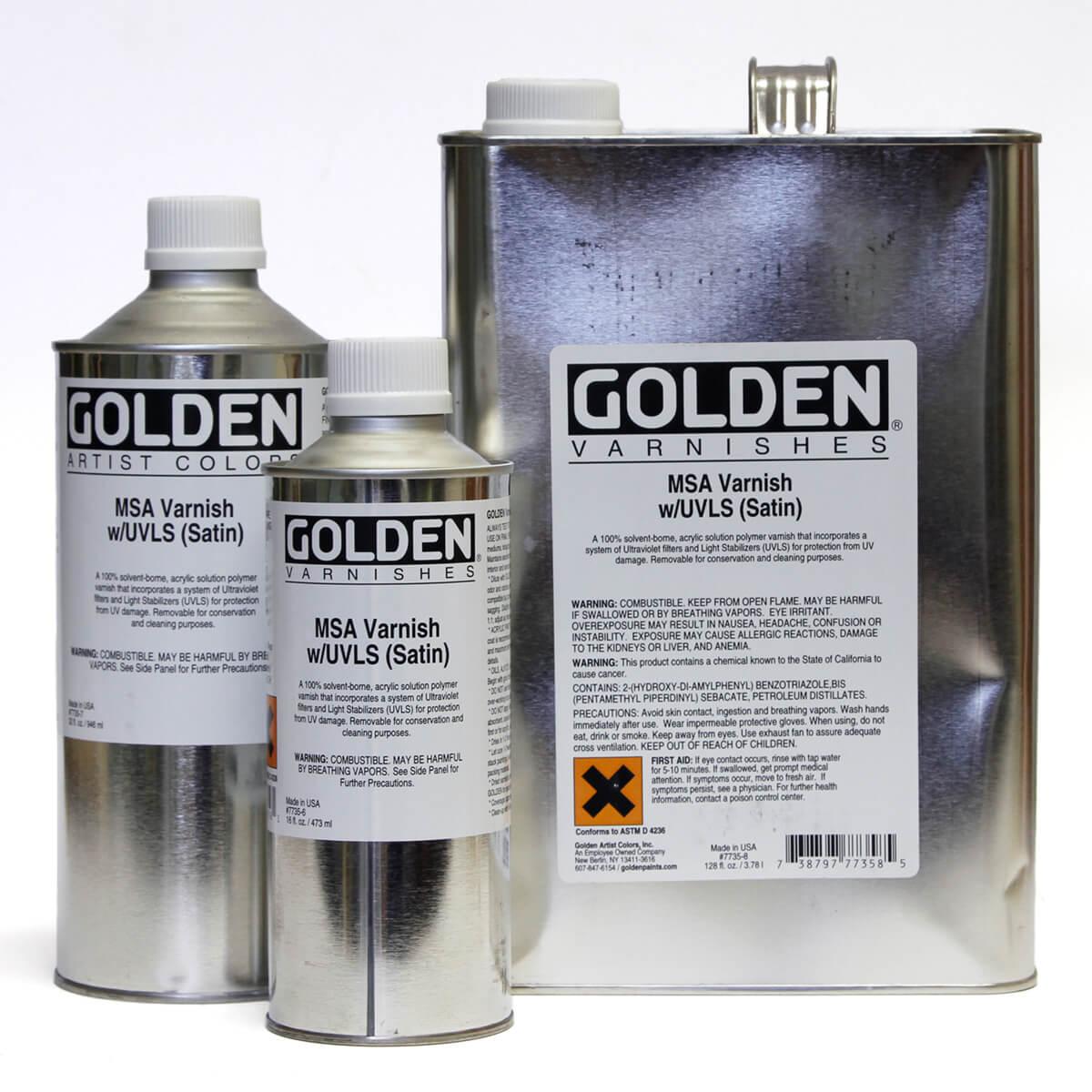 Golden MSA Varnish with UVLS TALAS