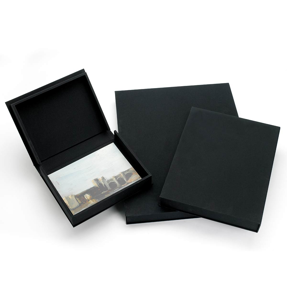 Lipped Clamshell Luxury Presentation Portfolio Box TALAS