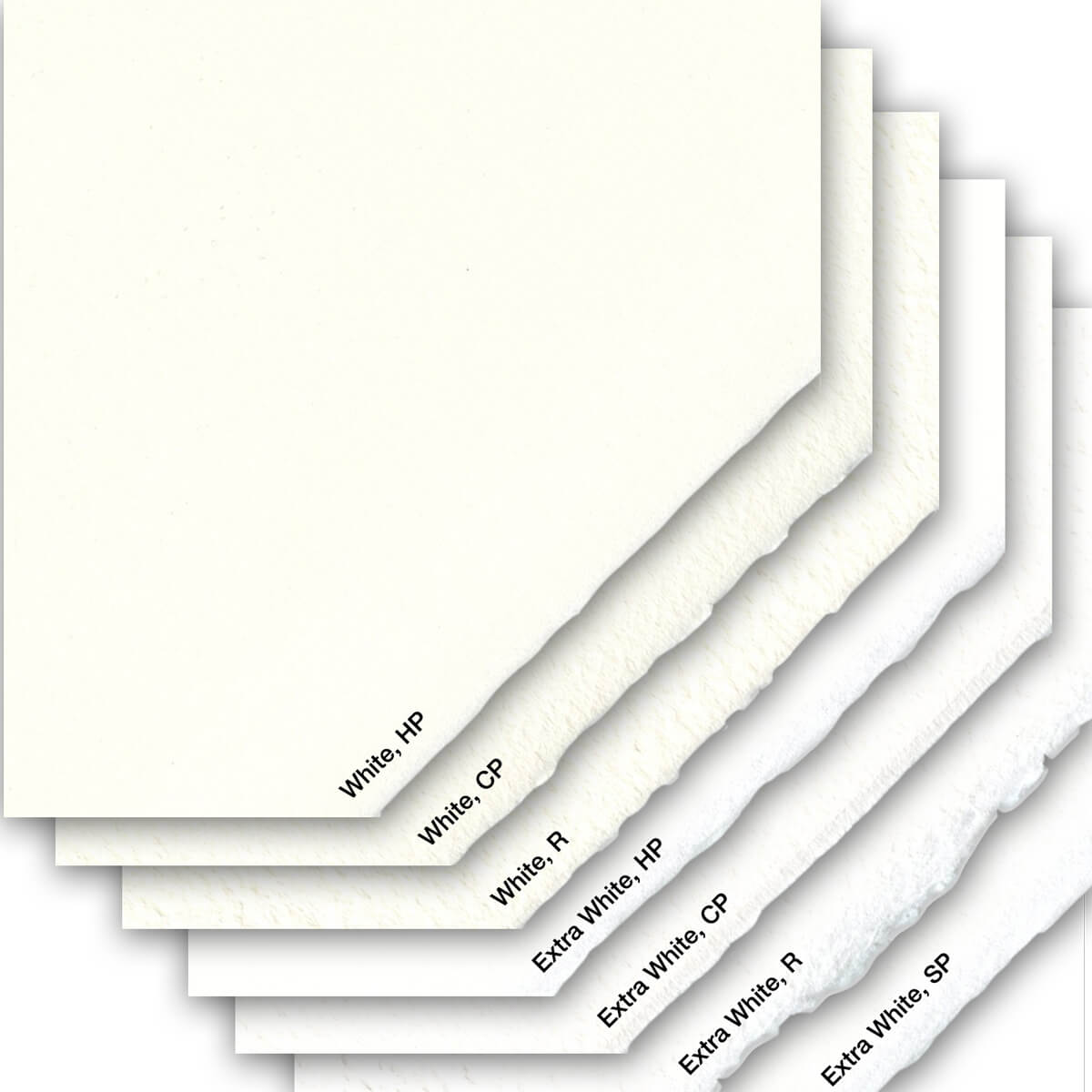 Fabriano Artistico 4-Deckle Watercolor Paper Extra White 300lb Rough 22x30