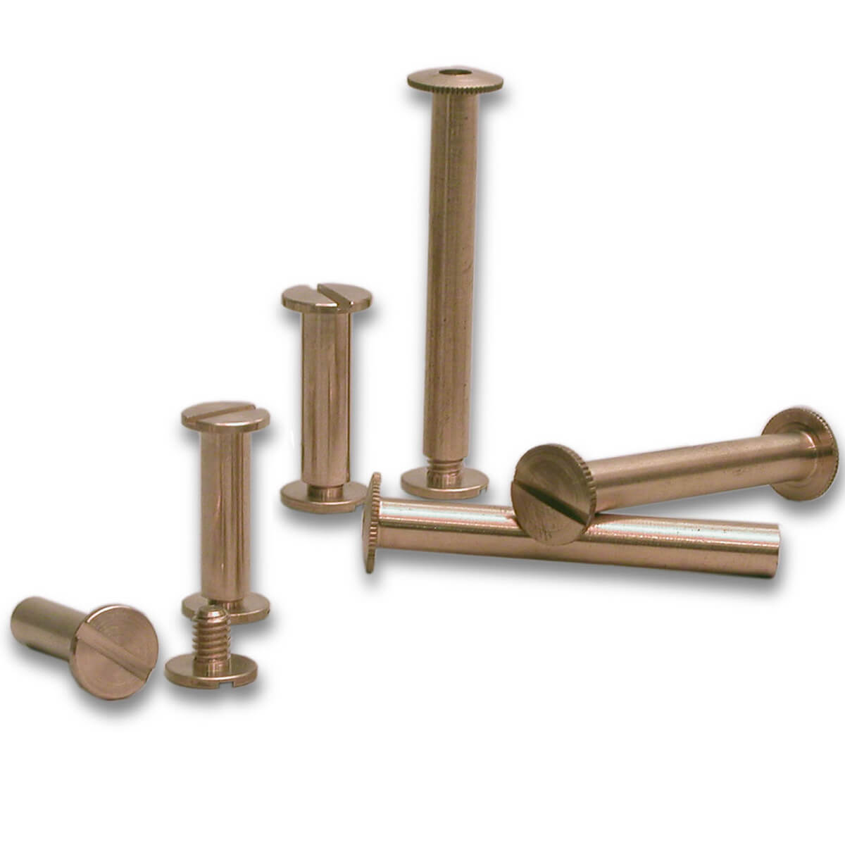 Brass Binder and Screw Post, Chicago Screws