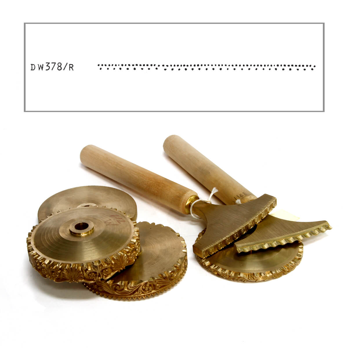 Decorative Bookbinding Brass Wheels & Pallets 378 | TALAS
