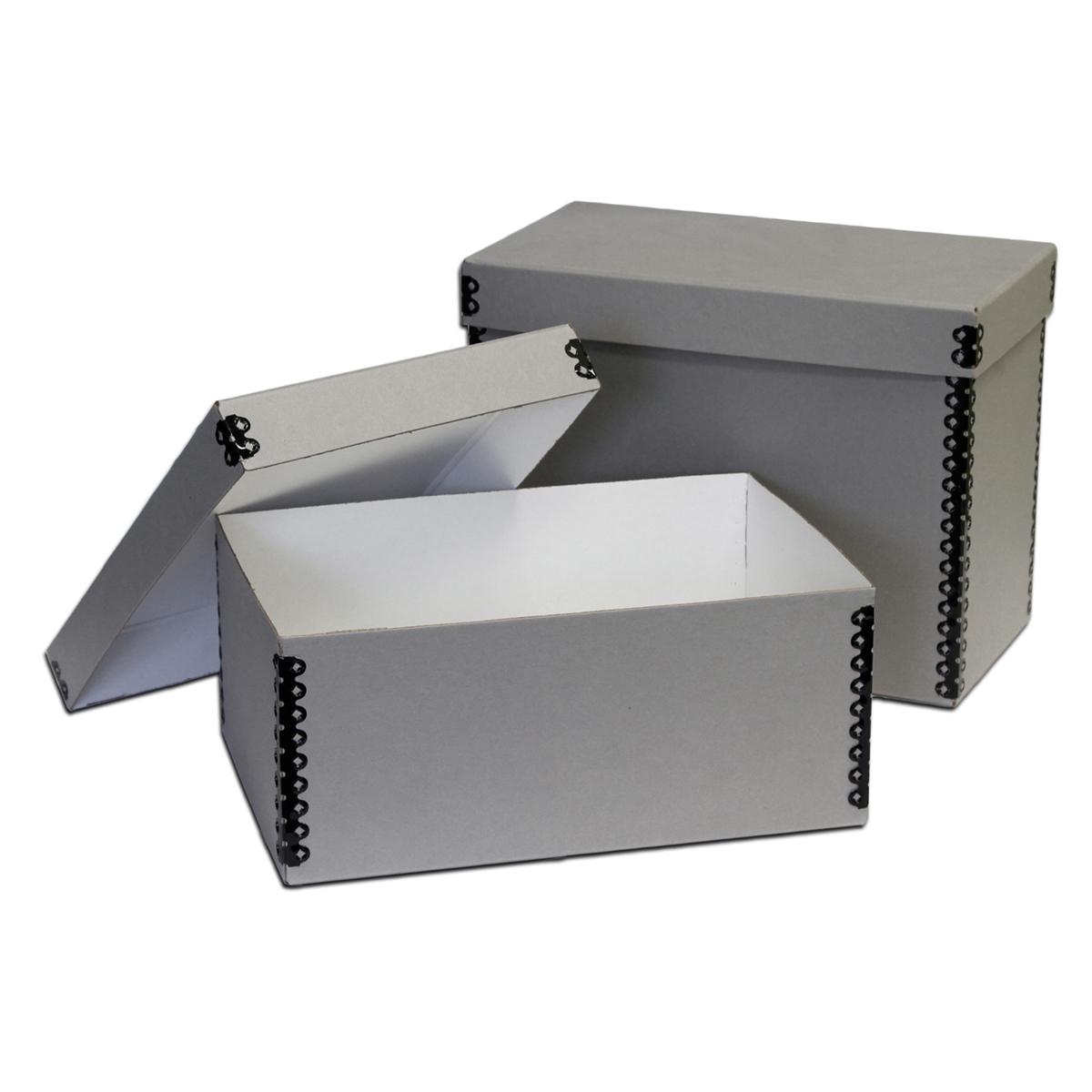 Archival Document Storage Boxes - The Hollinger Box - Hollinger Metal Edge