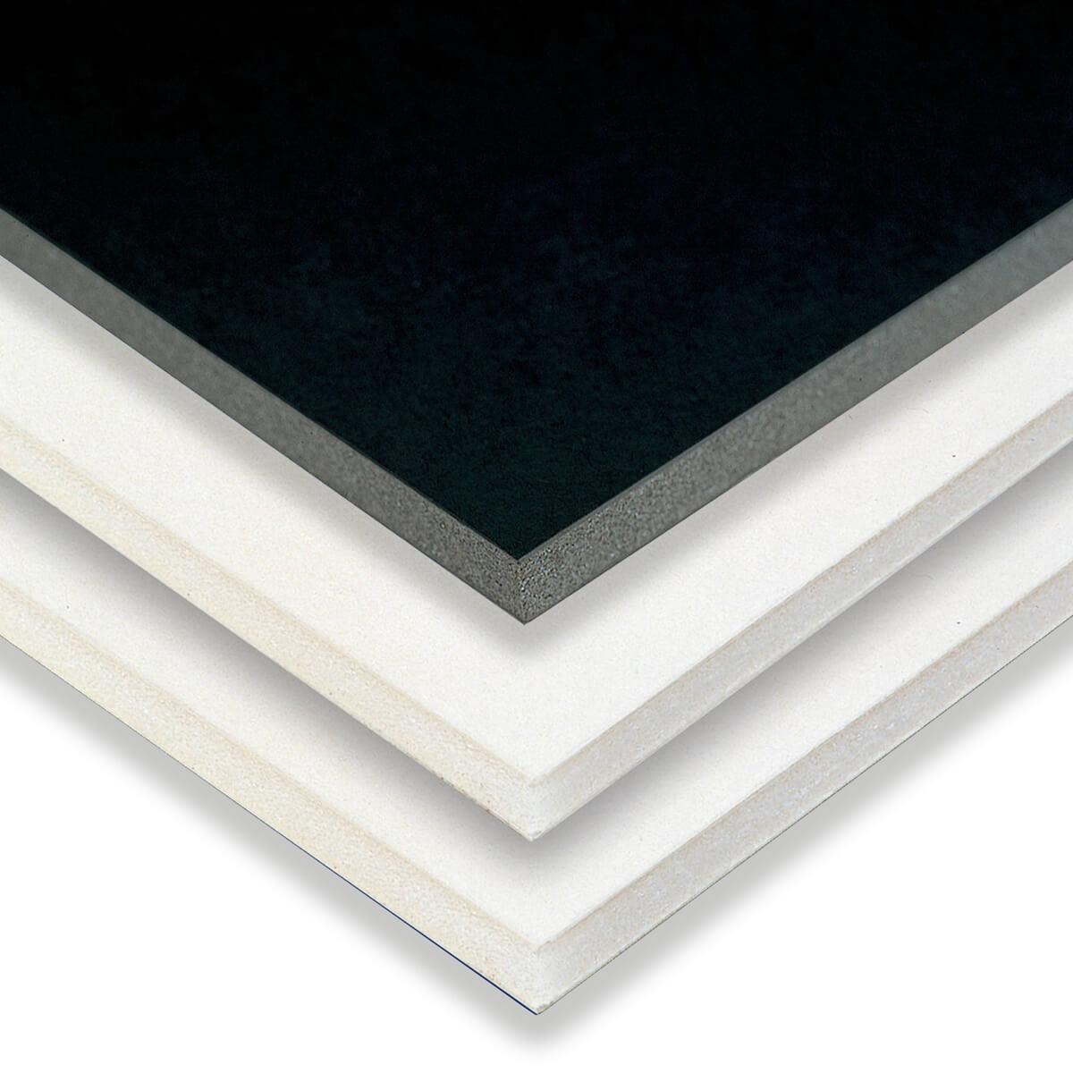 3/8 White Acid Free Buffered Foam Core Boards : 48 X 48