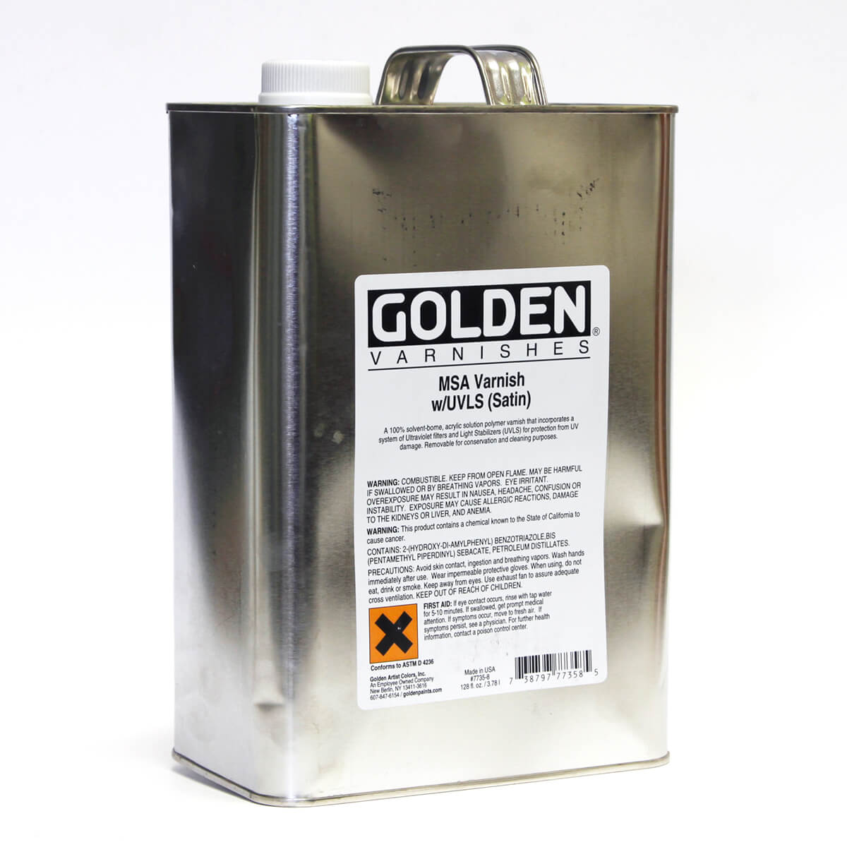 Golden MSA Varnish with UVLS TALAS