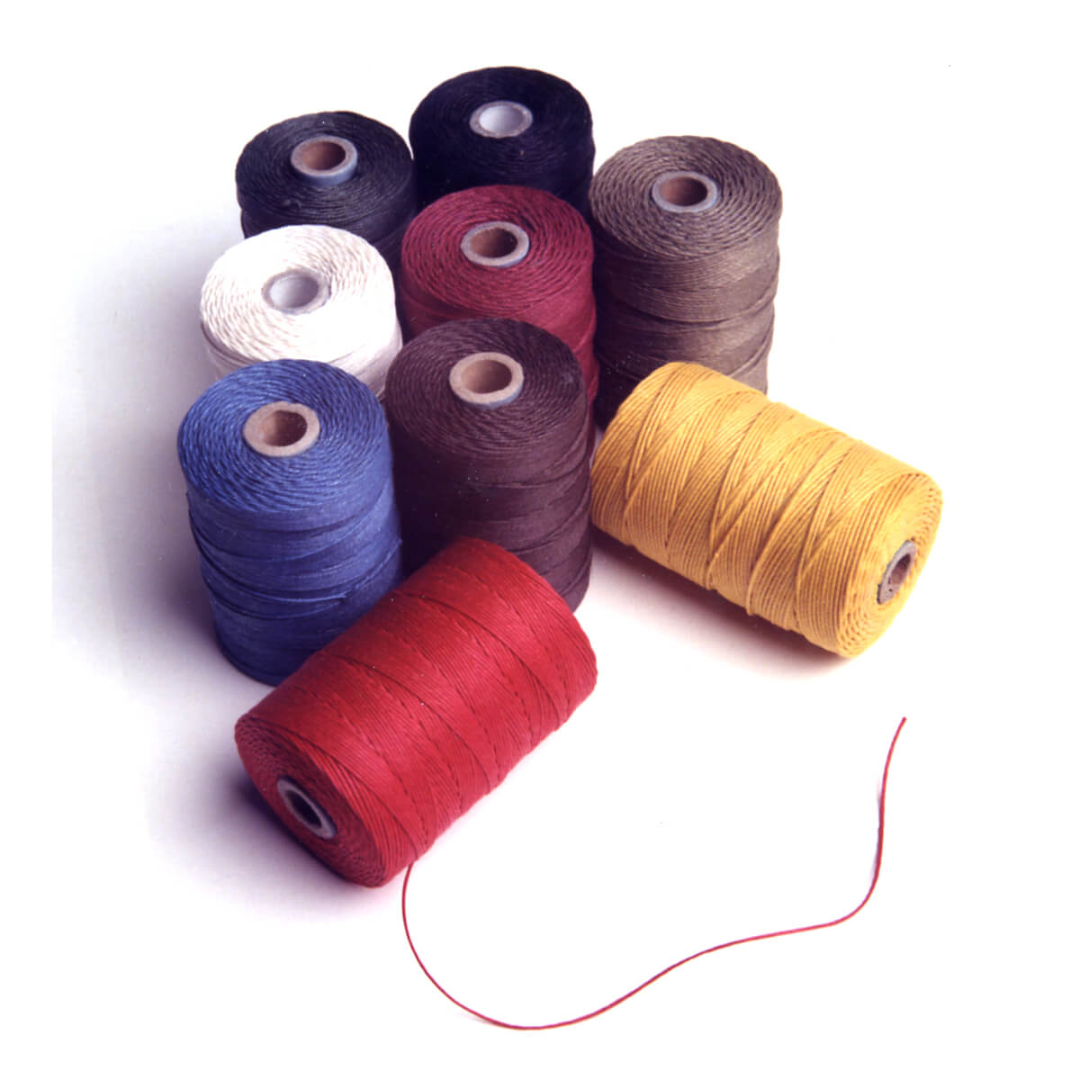 Yellow - somac linen waxed thread