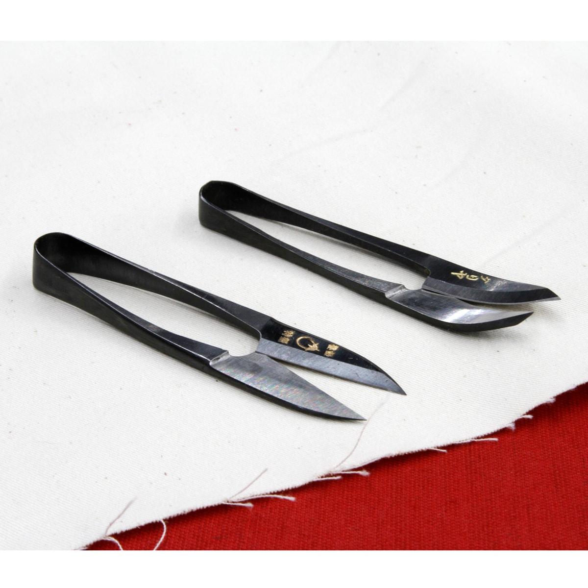 KAKURI Japanese Thread Snips 4 [Curved], Made in Algeria