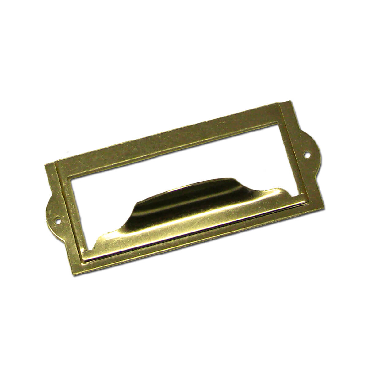 Metal Label Holders in Brass and Nickel TALAS