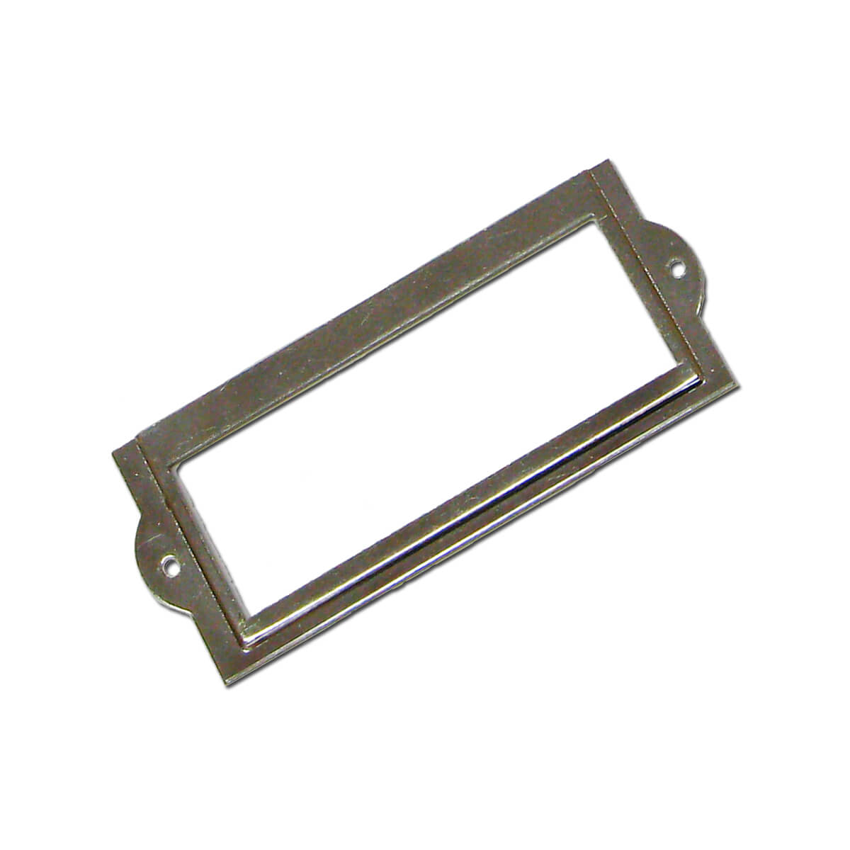 Metal Label Holders in Brass and Nickel TALAS