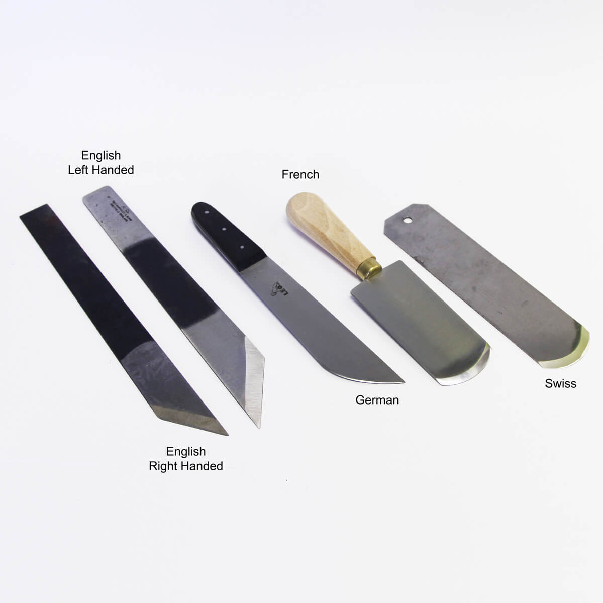 Leather Paring Knives for Bookbinding