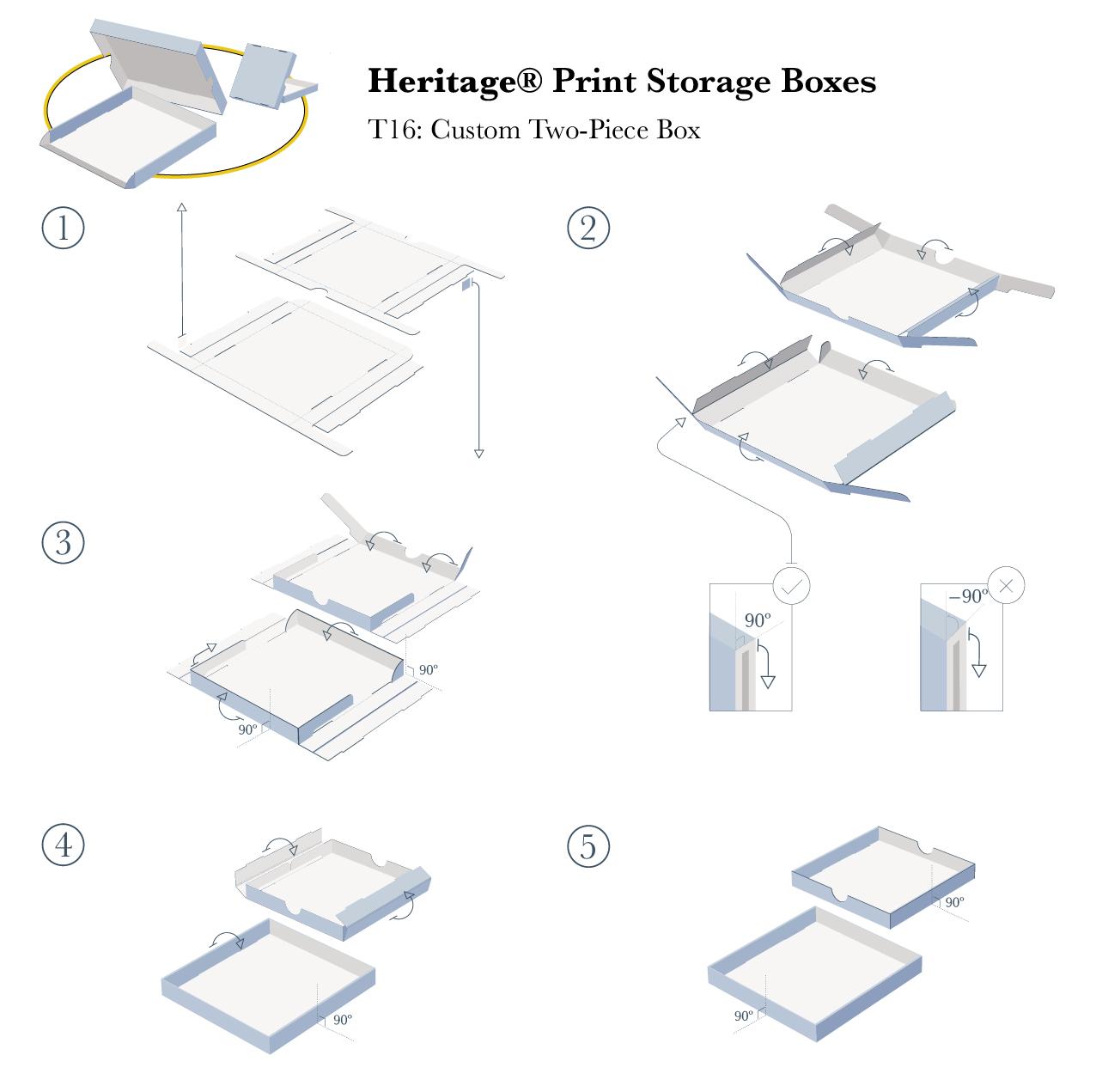 SAR 1880 Acid Free Storage Box 30x18x6 Large +24 Paper Wrap