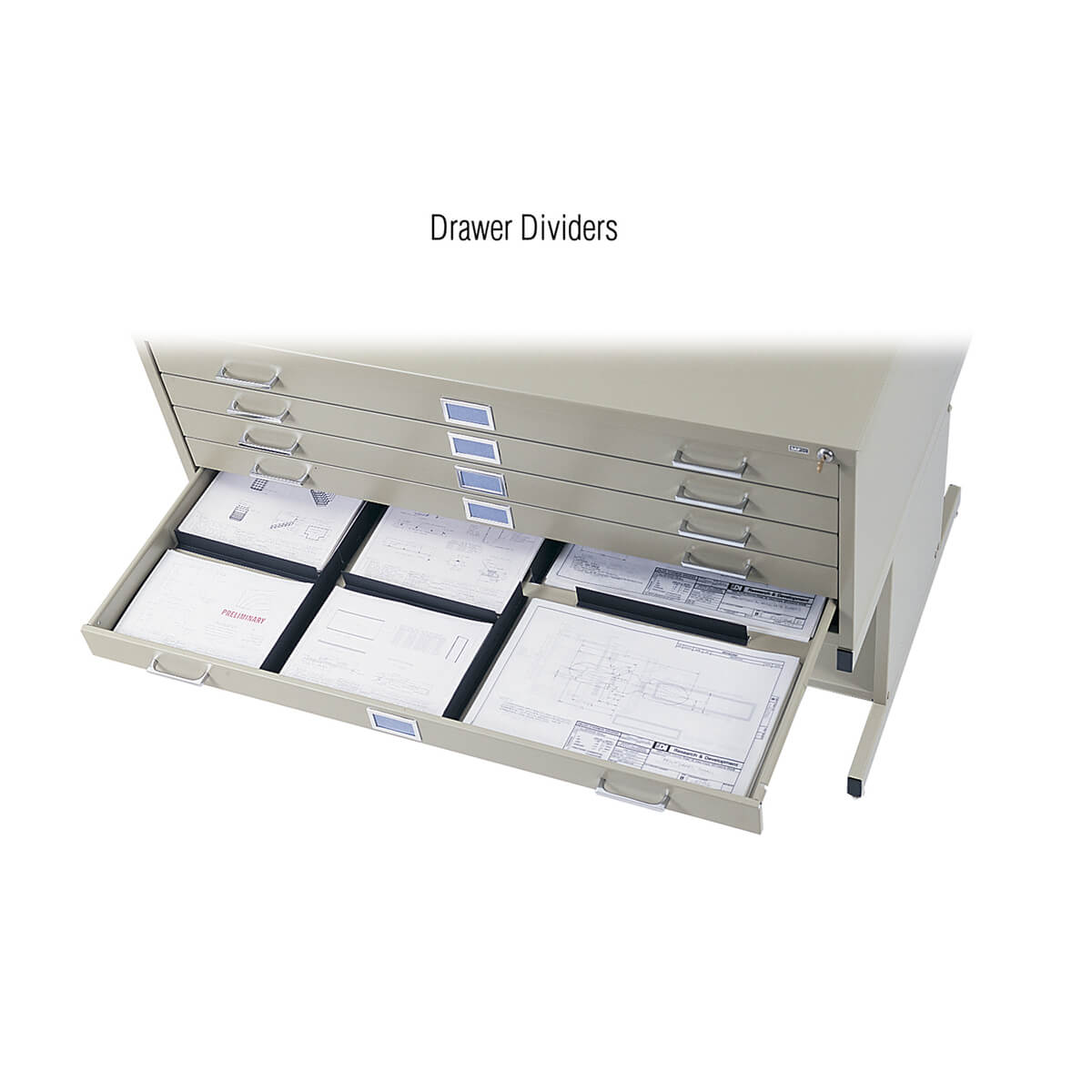 thumbnail image 2 of Safco Closed Low Base Cabinet For Flat File – Black, Metal (Fits 4986 & 4996) 2 of 5