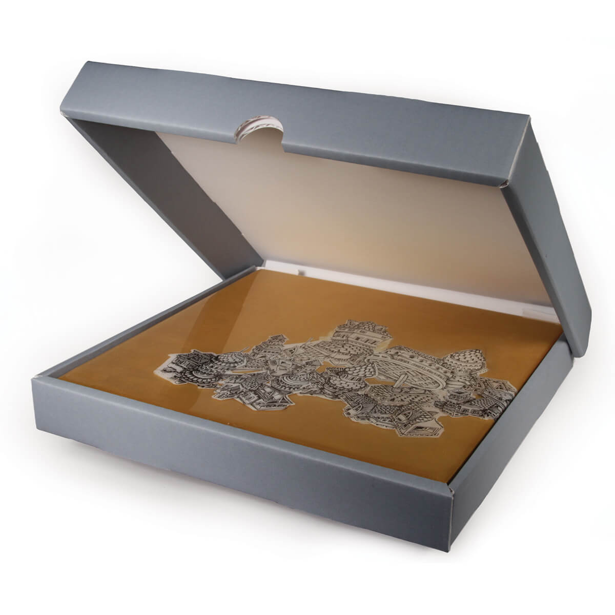 Custom Archival T17 Reinforced Clamshell Box TALAS