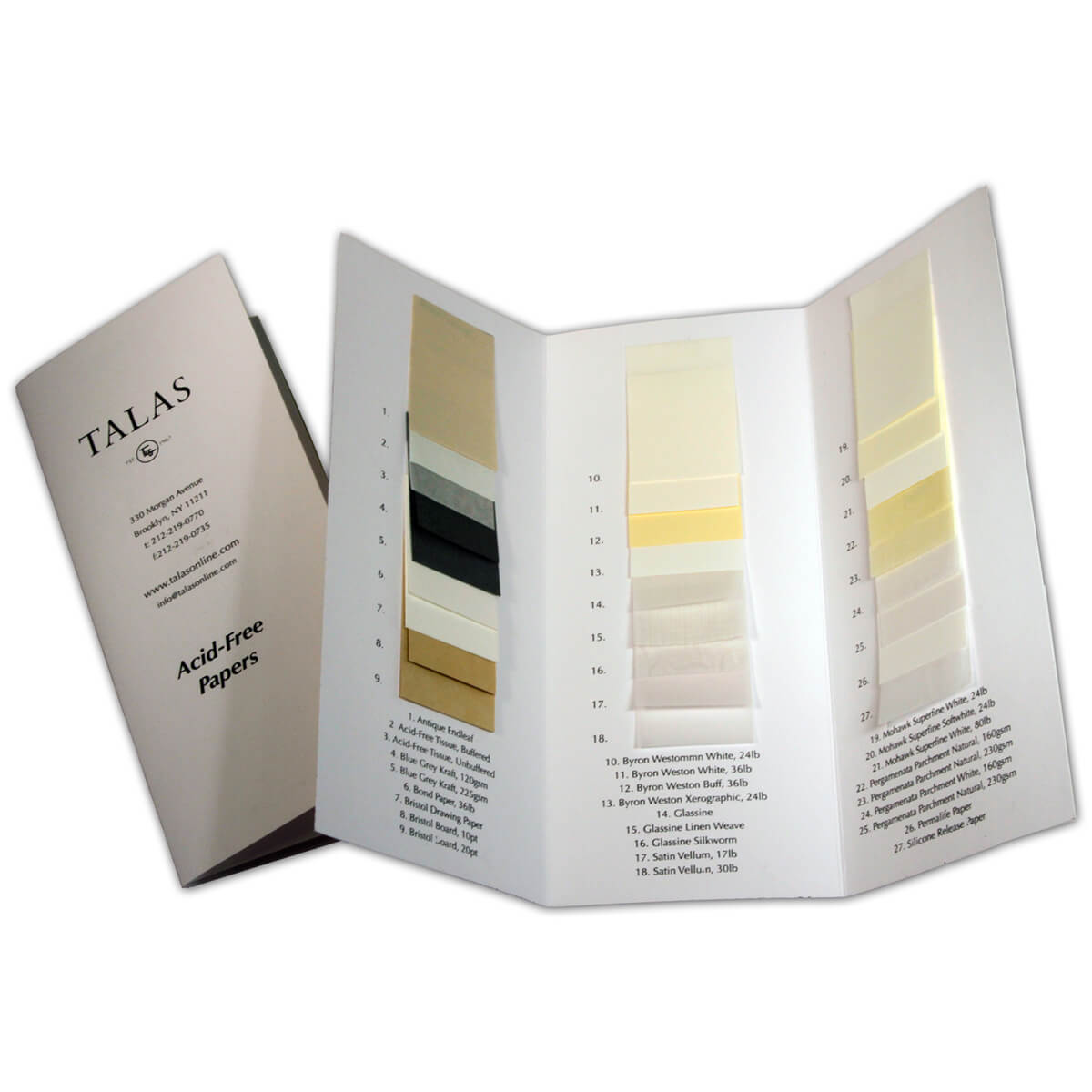 Bristol Board Buffered AcidFree Folder Stock TALAS