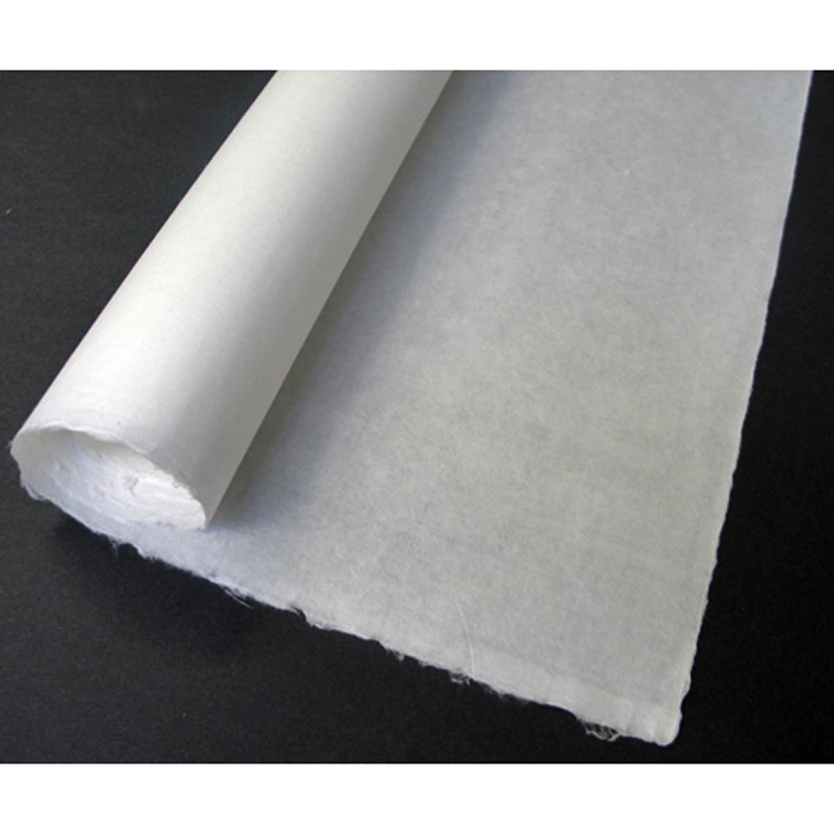 Korean Hanji Paper Roll - 35GSM - WHITE WITH GRASS INCLUSION