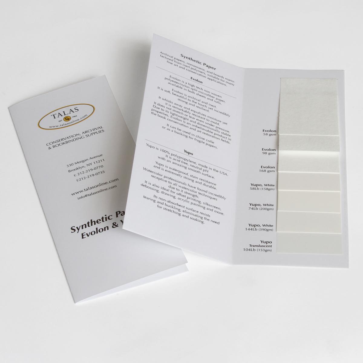 WATERCOLOR PAD YUPO 11x14 inches WHITE SYNTHETIC PAPER 10 Sheets LP197WH1114