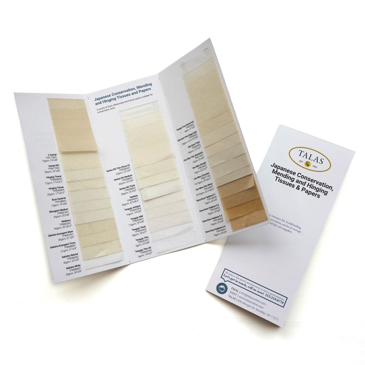 Japanese Conservation Paper Sample Book TALAS