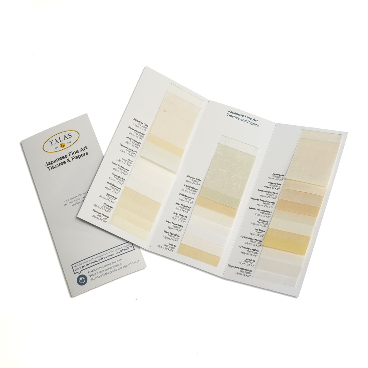 雑誌　TISSUE No.1 Japanese Fine Art Tissues & Papers Sample Book | TALAS