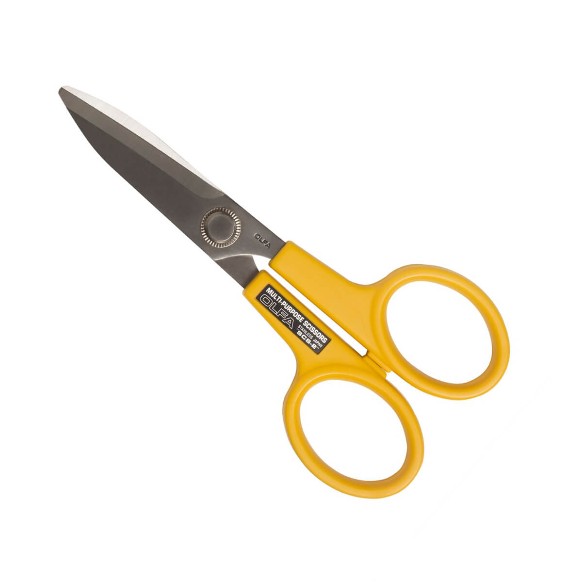 7.25 General Purpose Stainless Steel Scissors, Orange Handle, Serrated Edge  Blade for Corrugated Cardboard or Corrugated Project Materials 